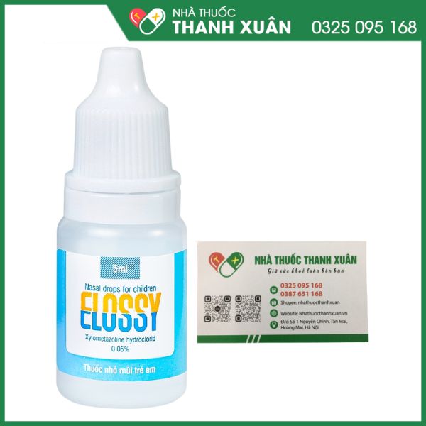 Elossy Baby thuốc nhỏ mũi trẻ em